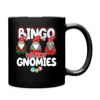Bingo avec mes gnomies Bingo amusant - Mug uni - noir - Droite