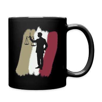 Lawyer Law - Full Colour Mug - black - Right