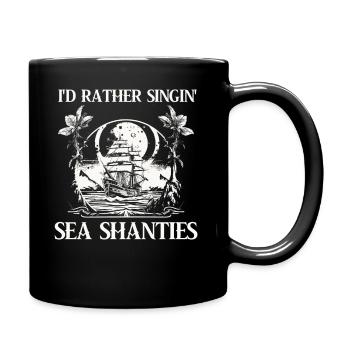 Sailor Meme Pirate Ship Ocean Sailing - Full Colour Mug - black - Right