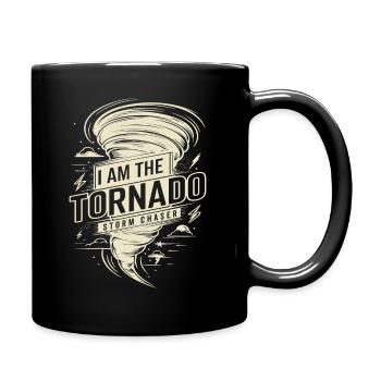 Je suis l’amoureux des ouragans Tornado Twister - Mug uni - noir - Droite