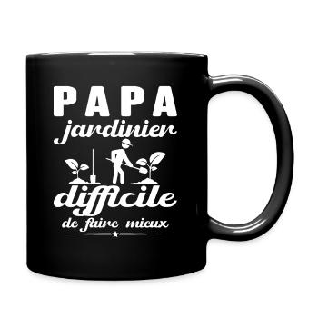 Dad Gardener Gift Hard To Do Better - Full Colour Mug - black - Right