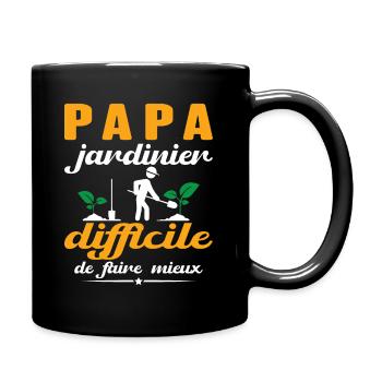 Dad Gardener Gift Hard To Do Better - Full Colour Mug - black - Right