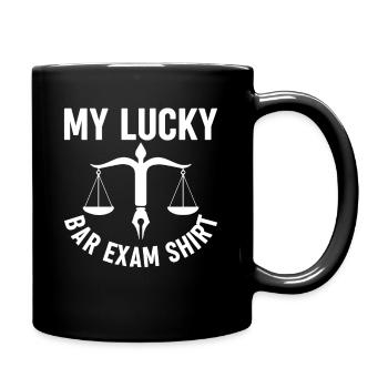 Ma chance à l’examen du barreau - Mug uni - noir - Droite