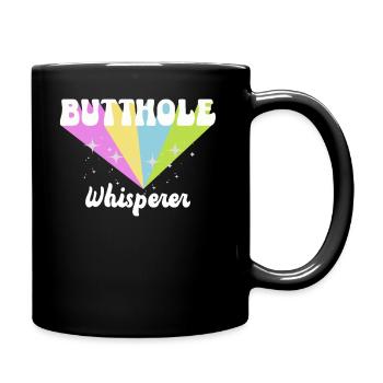 Butthole Whisperer - Full Colour Mug - black - Right