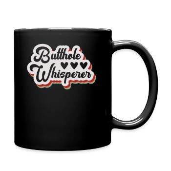 Butthole Whisperer - Full Colour Mug - black - Right