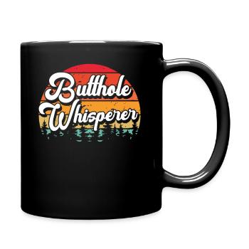 Butthole Whisperer - Full Colour Mug - black - Right