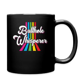 Butthole Whisperer - Full Colour Mug - black - Right