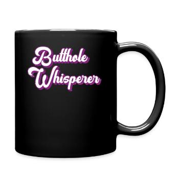 Butthole Whisperer - Full Colour Mug - black - Right