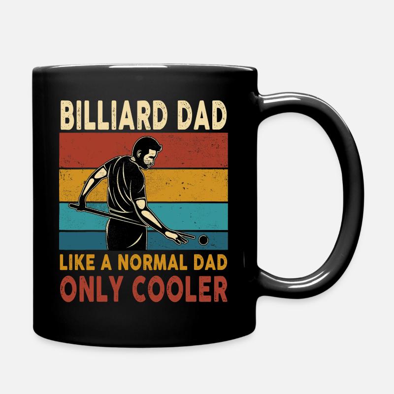 Papa de billard comme un papa normal seulement plus cool - Mug uni - noir