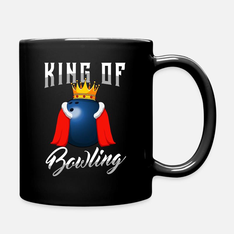 Boule de bowling Bowler Sport Bowling King - Mug uni - noir