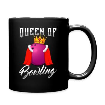 Boule de bowling Bowler Sport Bowling Queen - Mug uni - noir - Droite