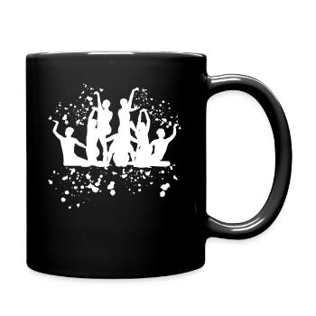 Artistic Swim Team Synchronschwimmen - Tasse einfarbig - Schwarz - Rechts
