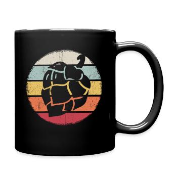 Vintage Bier Biertrinken Bier Fun Bierpong Saufen - Tasse einfarbig - Schwarz - Rechts