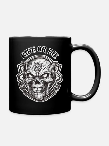 RIDE OR DIE - Mug uni - noir