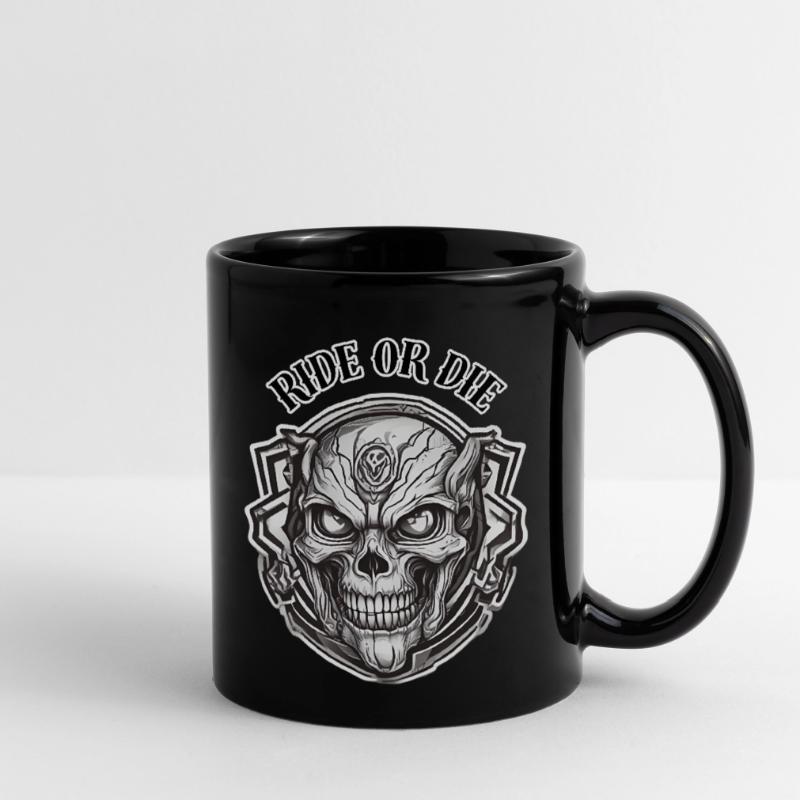 FAHREN ODER STERBEN Tasse einfarbig