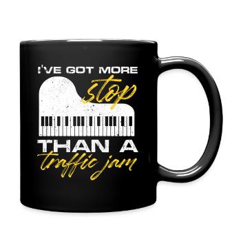 I've Got More Stops Than A Traffic Jam Organ - Tasse einfarbig - Schwarz - Rechts