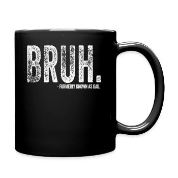 Bruh Formerly Known As Dad - Full Colour Mug - black - Right