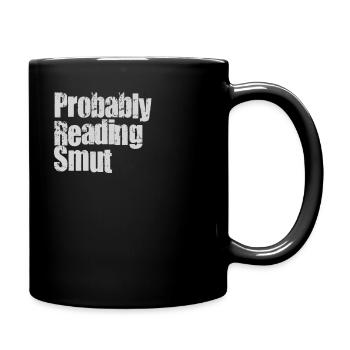 Probably Reading Smut Vintage Books Smut - Full Colour Mug - black - Right