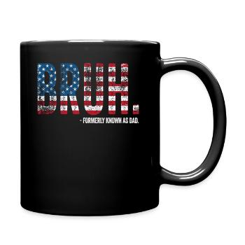 Bruh Formerly Known As Dad - Full Colour Mug - black - Right