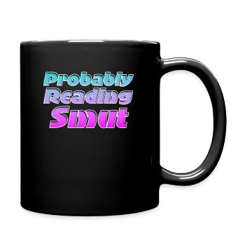 Probably Reading Smut Vintage Books Smut - Full Colour Mug - black - Right