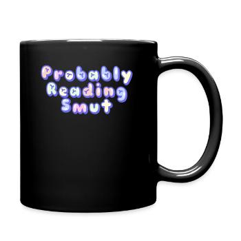 Probably Reading Smut Vintage Books Smut - Full Colour Mug - black - Right