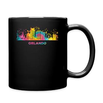 Orlandoan Skyline Orlando - Full Colour Mug - black - Right