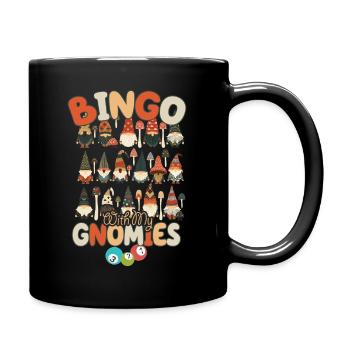 Bingo avec mes gnomies Bingo amusant - Mug uni - noir - Droite
