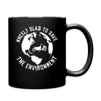 Wheely Glad Environmental Cargo Cargo Bike - Full Colour Mug - black - Right