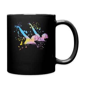 Artistic Swim Team Synchronschwimmen - Tasse einfarbig - Schwarz - Rechts