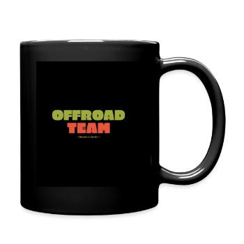 Offroad Team Matsch Geröll - Tasse einfarbig - Schwarz - Rechts