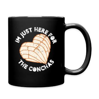 I'm Just Here For The Conchas Mexican Breakfast - Full Colour Mug - black - Right