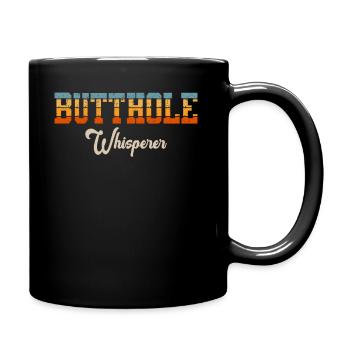 Butthole Whisperer - Full Colour Mug - black - Right