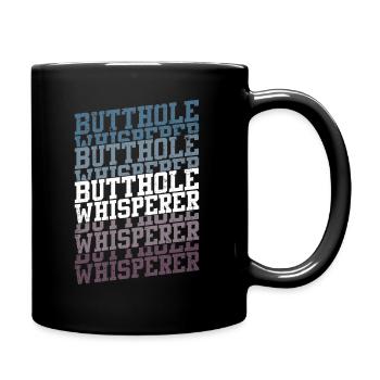 Butthole Whisperer - Full Colour Mug - black - Right