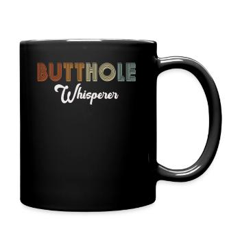 Butthole Whisperer - Full Colour Mug - black - Right