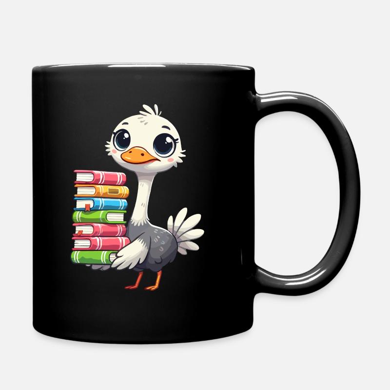 Livres de lecture Strauss Book Lover - Mug uni - noir