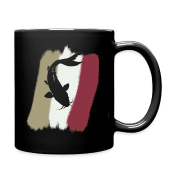 Koi - Tasse einfarbig - Schwarz - Rechts