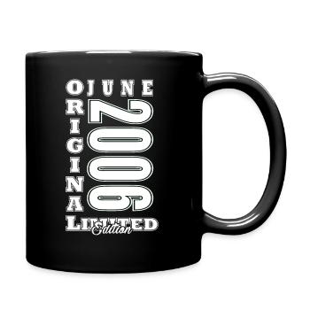 Juin 2006 Anniversaire Juin 2006 - né en juin - Mug uni - noir - Droite