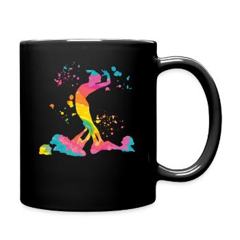 Artistic Swim Team Synchronschwimmen - Tasse einfarbig - Schwarz - Rechts