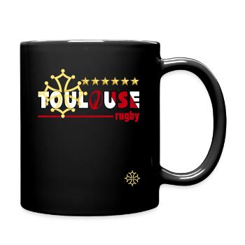 Rugby Toulouse Homme Supporter Stade 6 Etoiles - Mug uni - noir - Droite