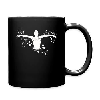 Artistic Swim Team Synchronschwimmen - Tasse einfarbig - Schwarz - Rechts