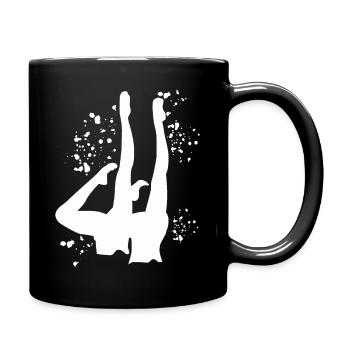 Artistic Swim Team Synchronschwimmen - Tasse einfarbig - Schwarz - Rechts