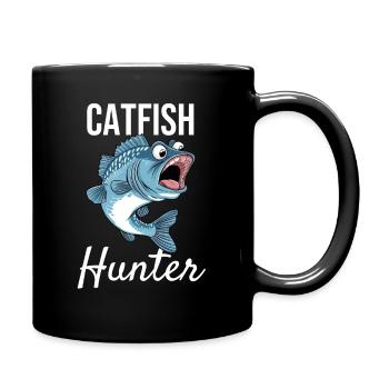 Catfish Hunter - Tasse einfarbig - Schwarz - Rechts