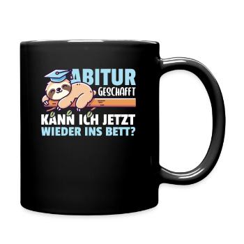 Abitur Graduate Girls and Boys Abitur - Full Colour Mug - black - Right