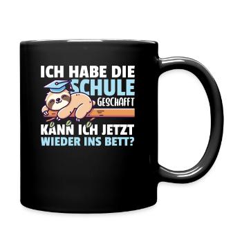 School Graduate Realschule Hauptschule School - Full Colour Mug - black - Right