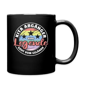 Daycare graduate: a legend leaves the site - Full Colour Mug - black - Right