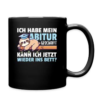 Abitur Graduate Girls and Boys Abitur - Full Colour Mug - black - Right