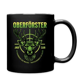 OBERFÖRSTER - Tasse einfarbig - Schwarz - Rechts