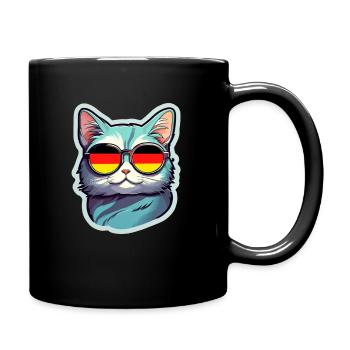 Chat - Mug uni - noir - Droite