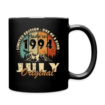 July 1994 Birthday Gift 1994 I Made in July - Full Colour Mug - black - Right