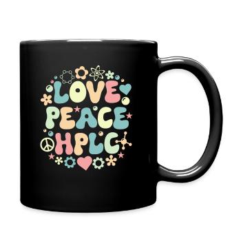 HPLC Love Retro Vintage Liquid Chromatography - Full Colour Mug - black - Right